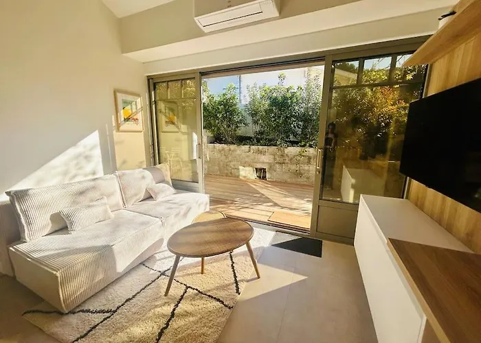 דירה 2-4pers 6'piedplage Terrasse Parking Wifi ארסשון