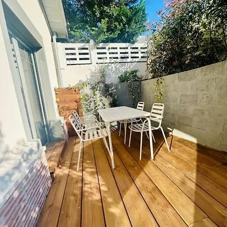 2-4pers 6'piedplage Terrasse Parking Wifi * 阿卡雄
