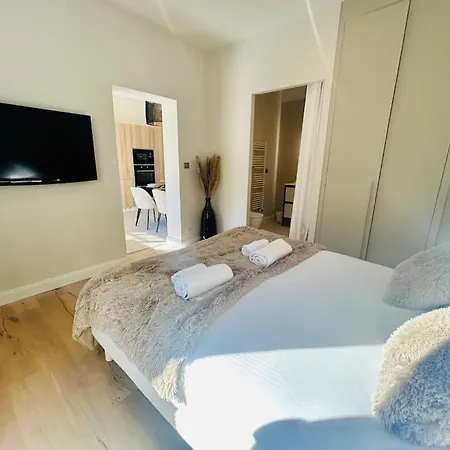 2-4pers 6'piedplage Terrasse Parking Wifi Apartament *