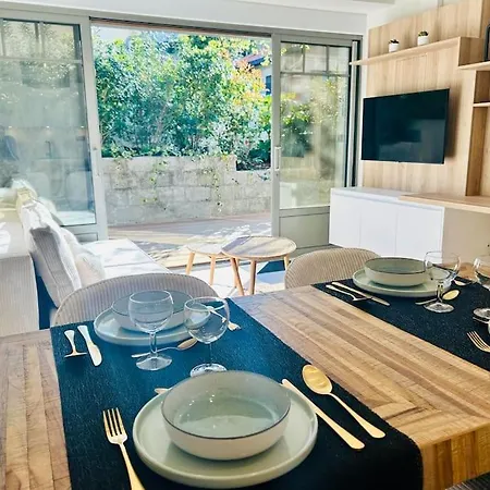 2-4pers 6'piedplage Terrasse Parking Wifi 阿卡雄