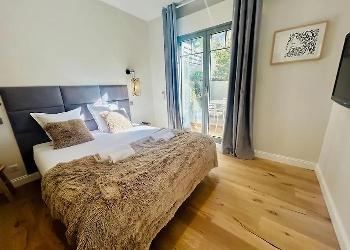 2-4pers 6'piedplage Terrasse Parking Wifi アパート