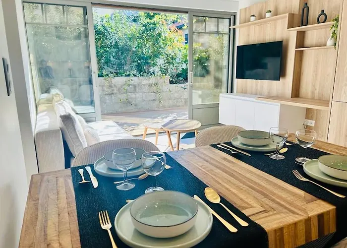 2-4pers 6'piedplage Terrasse Parking Wifi アルカション